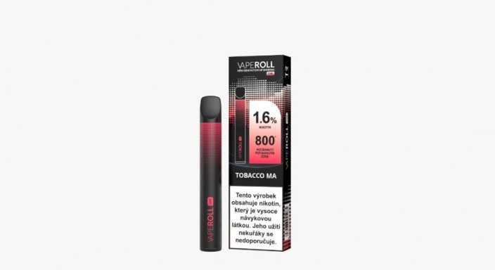 Jednorazová e-cigareta VAPEROLL ® One - TOBACCO MA